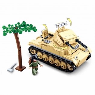 Конструктор пластиковый Sluban "Вторая мировая война. Немецкий танк Panzer", 356 деталей фото книги 3