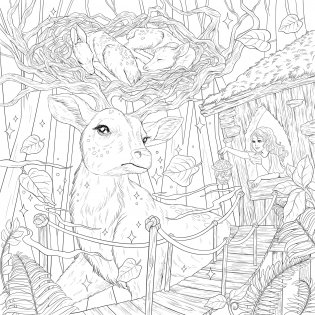 Mythographic Color and Discover: Fantasy Forest фото книги 3