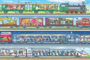 Поезда. Виммельбух фото книги 2