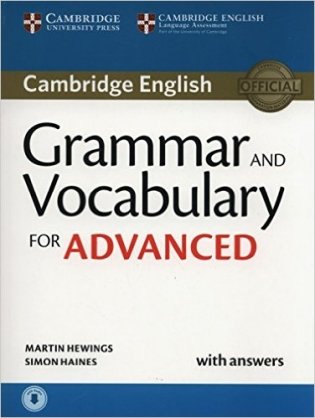 Grammar and Vocabulary for Advanced Book with Answers: Self-Study Grammar Reference and Practice фото книги