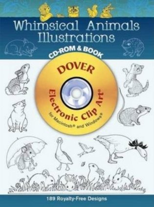 Whimsical Animals Illustrations CD-ROM and Book фото книги