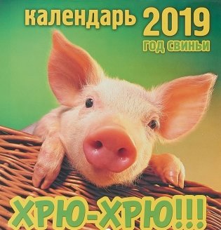 Календарь перекидной "Хрю-хрю!" на 2019 год фото книги