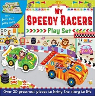 My Speedy Racers Play Set. Board book фото книги