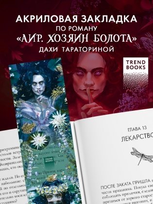 Прозрачная закладка по роману Дахи Тараториной "Аир. Хозяин болота" фото книги 2