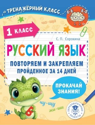 Русский язык. Повторяем и закрепляем пройденное в 1 классе за 14 дней фото книги
