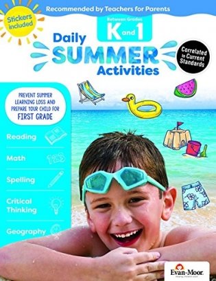 Daily Summer Activities, Between Kindergarten and 1st Grade фото книги