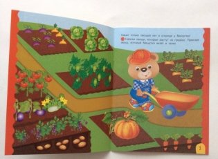 Овощи, фрукты и ягоды. Развивающая книжка с наклейками фото книги 3