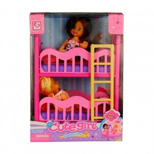 Куклы «Сестрички» с игрушечной мебелью фото книги