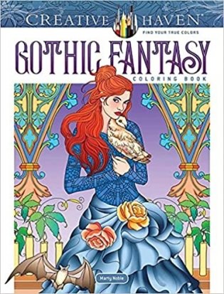 Creative Haven Gothic Fantasy Coloring Book фото книги
