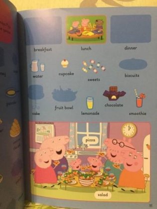 Peppa Pig: 1000 First Words Sticker Book фото книги 3