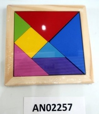Головоломка на память "Танграм-2", 15 см (7 цветов) фото книги