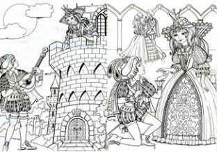 Раскраска. Принцесса фото книги 2