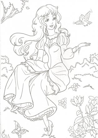 Раскраска. Для девочек фото книги 4