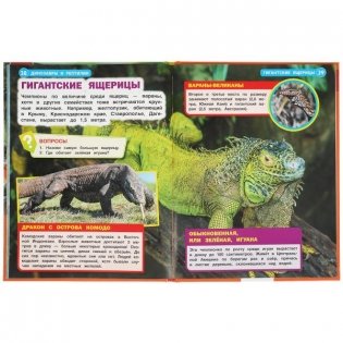 Энциклопедия с развивающими заданиями "Динозавры и рептилии" фото книги 5