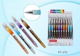 Шариковая ручка на масляной основе "Piano", PT-272-50, синяя фото книги