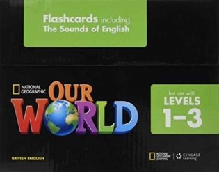 Our World 1-3 Flashcard Set (incl The Sounds of English) фото книги