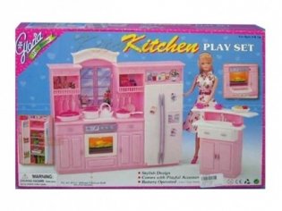 Игровой набор мебели "Кухня для домохозяйки" фото книги