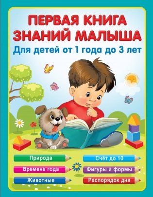 Первая книга знаний малыша для детей от 1 года до 3 лет фото книги