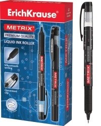 Ручка-роллер "Metrix", черные чернила фото книги