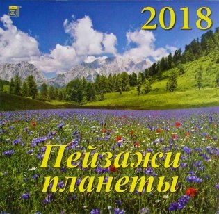 Календарь настенный на 2018 год "Пейзажи планеты" фото книги