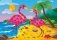 Мозаика из пуговиц "Фламинго на пляже", А4 фото книги маленькое 2