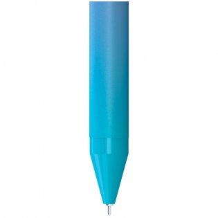 Ручка шариковая автоматическая Berlingo "Radiance" синяя, 0,7 мм, корпус ассорти. Арт. CBm_07752 фото книги 2