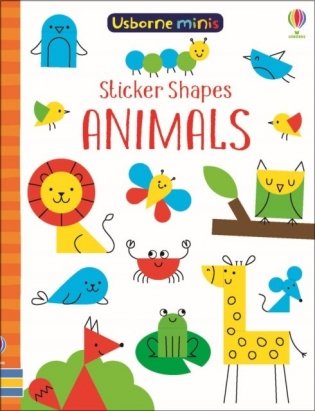 Sticker Shapes Animals фото книги