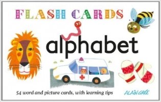 Alphabet: 54 word and picture cards, with learning tips. Flash Cards фото книги