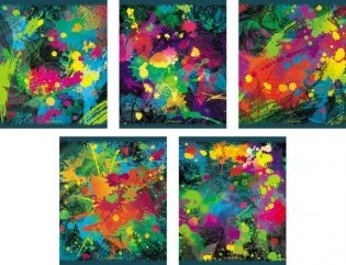 Тетрадь "Jazz-band of colors", А5, 96 листов, клетка фото книги