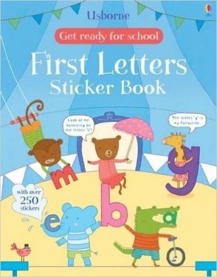 Get Ready for School First Letters Sticker Book фото книги