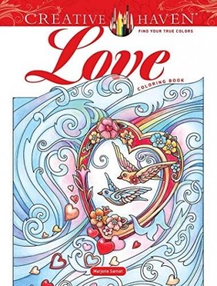 Creative Haven Love Coloring Book фото книги
