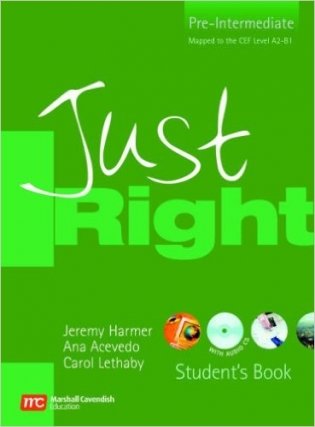 Just Right - Pre-Intermediate (+ CD-ROM) фото книги