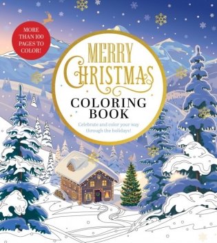 Merry christmas coloring book фото книги