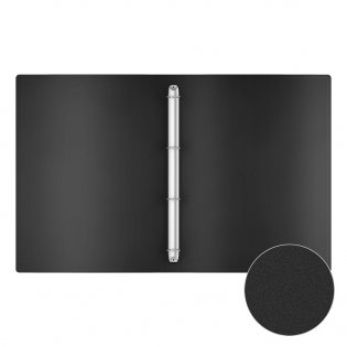 Папка на 4 кольцах "Classic", А4, 24 мм, черная фото книги 2
