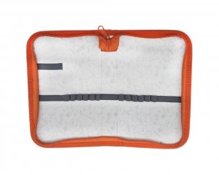 Пенал "Синий. Цветы", 1 отделение, 190x115 мм фото книги 2