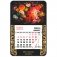Магнит с календарным блоком на 2021 год "Жостовская роспись", 95х145 мм фото книги маленькое 2