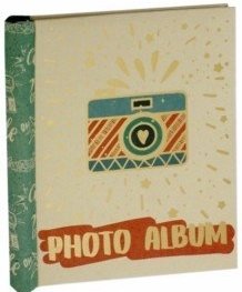 Фотоальбом с магнитными листами "Фотоаппарат", 10 листов фото книги
