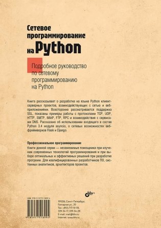 Сетевое программирование на Python фото книги 12