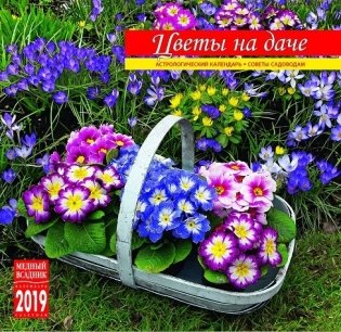 Календарь на 2019 год "Цветы на даче" (КР10-19133) фото книги