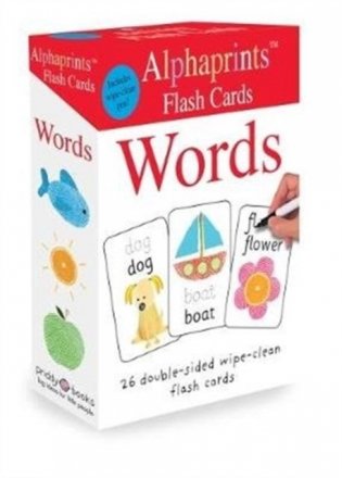 Alphaprints Flash Cards Words фото книги
