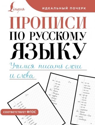 Прописи по русскому языку. Учимся писать слоги и слова фото книги