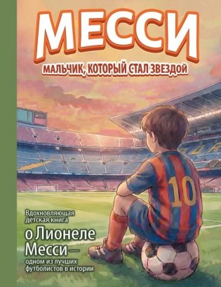 Месси: мальчик, который стал звездой. Вдохновляющая детская книга о Лионеле Месси — одном из лучших футболистов в истории фото книги