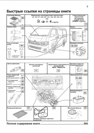 Toyota Hiace / Regiusace. Модели с 2004 года выпуска с бензиновыми двигателями. Ремонт. Эксплуатация фото книги 3