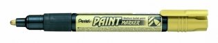 Маркер перманентный с жидкой краской Paint, золотой фото книги