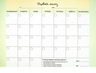 Недатированный календарь "Мой первый год жизни" фото книги 2