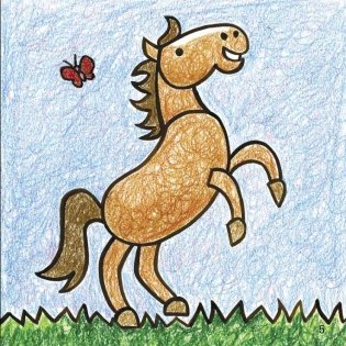 Как нарисовать лошадку и пони фото книги 4