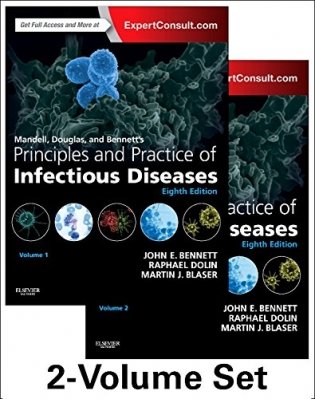 Mandell, Douglas, and Bennett's Principles and Practice of Infectious Diseases. Комплект из 2 томов (количество томов: 2) фото книги