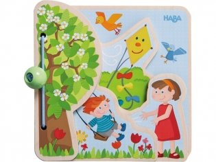 Детская книжка-игрушка Haba "Четыре сезона" фото книги