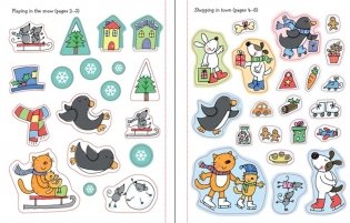 Christmas Sticker and Colouring Book фото книги 4