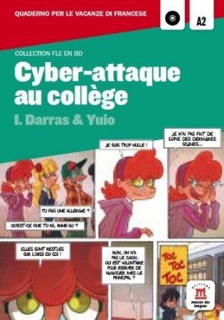 Cyber-Attaque au college A1-A2 (+ Audio CD) фото книги